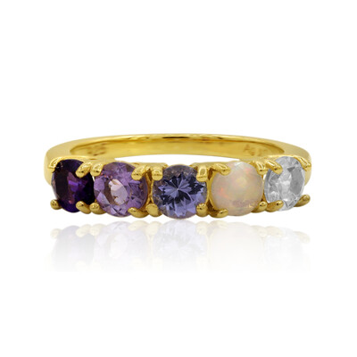 Zambian Amethyst Silver Ring