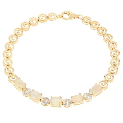 Welo Opal Silver Bracelet