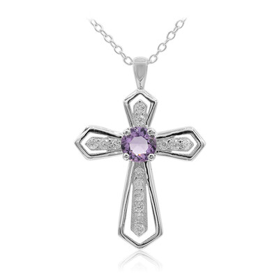 Amethyst Silver Necklace