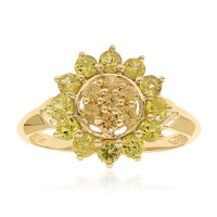 14K Yellow Sapphire Gold Ring