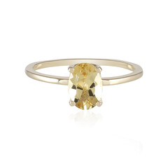 9K Golden Beryl Gold Ring