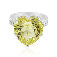 Ouro Verde Quartz Silver Ring (Tenner Diniz)