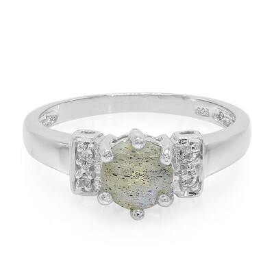 Romanian Spectrolite Silver Ring