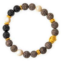 Mammoth Ivory Silver Bracelet