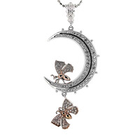 Zircon Silver Necklace (Dallas Prince Designs)
