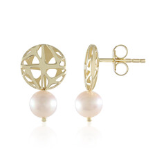9K Freshwater pearl Gold Earrings (Ornaments by de Melo)
