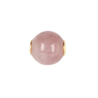 Rose Quartz Silver Pendant