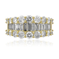 14K SI2 (H) Diamond Gold Ring (CIRARI)