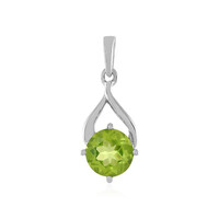 Peridot Silver Pendant