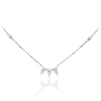 14K SI1 (H) Diamond Gold Necklace (CIRARI)