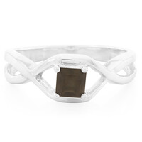 Smoky Quartz Silver Ring