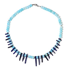 Lapis Lazuli Silver Necklace