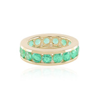 9K Colombian Emerald Gold Ring