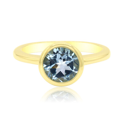 Sky Blue Topaz Silver Ring (MONOSONO COLLECTION)