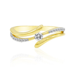 18K IF (D) Diamond Gold Ring