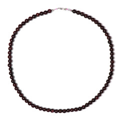 Indian Garnet Silver Necklace