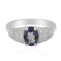 Mystic Quartz Silver Ring