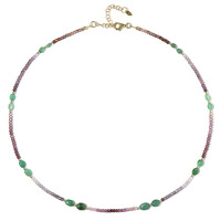 Fancy Spinel Silver Necklace (Riya)