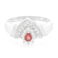 Tanzanian Ruby Silver Ring
