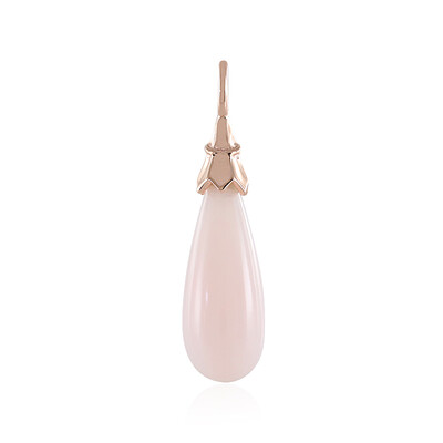 Pink Opal Silver Pendant (MONOSONO COLLECTION)