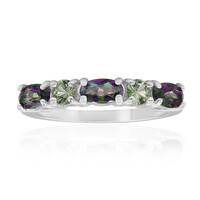 Mystic Quartz Silver Ring