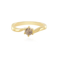 I1 Brown Diamond Silver Ring