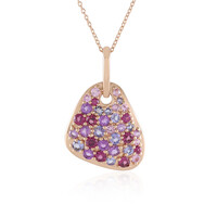 Rhodolite Silver Necklace (KM by Juwelo)