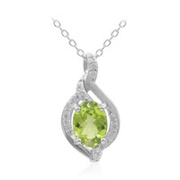 Peridot Silver Necklace