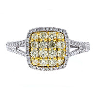 14K SI2 Yellow Diamond Gold Ring (CIRARI)
