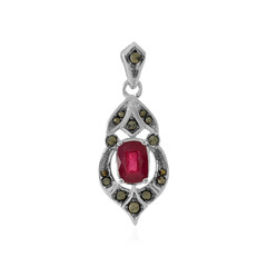 Madagascar Ruby Silver Pendant