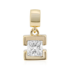 9K SI1 (G) Diamond Gold Pendant