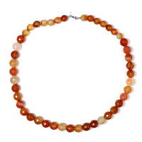 Carnelian Silver Necklace