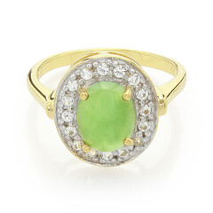 Imperial Chrysoprase Silver Ring