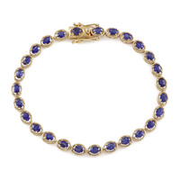Madagascar Blue Sapphire Silver Bracelet