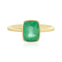 18K Ethiopian Emerald Gold Ring (AMAYANI)