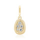 9K SI1 (G) Diamond Gold Pendant (Annette)