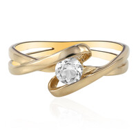 White Topaz Silver Ring
