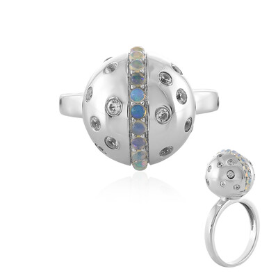 Welo Opal Silver Ring (MONOSONO COLLECTION)