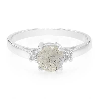 Romanian Spectrolite Silver Ring