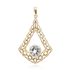 9K Danburite Gold Pendant (Ornaments by de Melo)