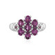 Rhodolite Silver Ring