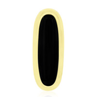 Black Onyx Silver Pendant