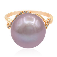 9K Pink Ming Pearl Gold Ring (TPC)