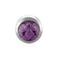 Rose de France Amethyst Silver Pendant