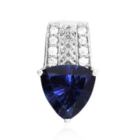Royal Blue Topaz Silver Pendant