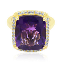 Moroccan Amethyst Silver Ring
