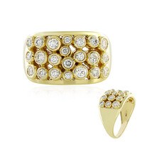 9K Flawless (F) Diamond Gold Ring (LUCENT DIAMONDS)