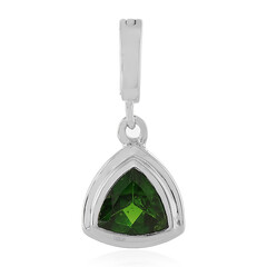Russian Diopside Silver Pendant