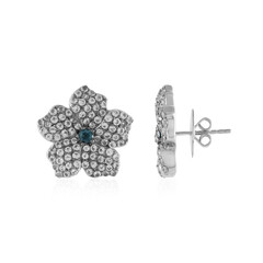 London Blue Topaz Silver Earrings (Dallas Prince Designs)