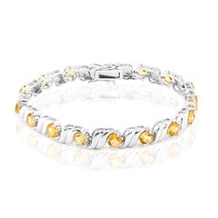 Citrine Silver Bracelet